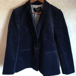 J. Crew Navy Corduroy Blazer NWT